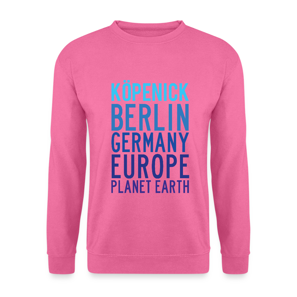 Köpenick Planet Earth - Unisex Pullover - Pink