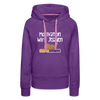 Motivation Wird Jeladen Warten - Frauen Premium Hoodie - Purple