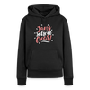 Janz schön frech! - Frauen Premium Hoodie - Schwarz
