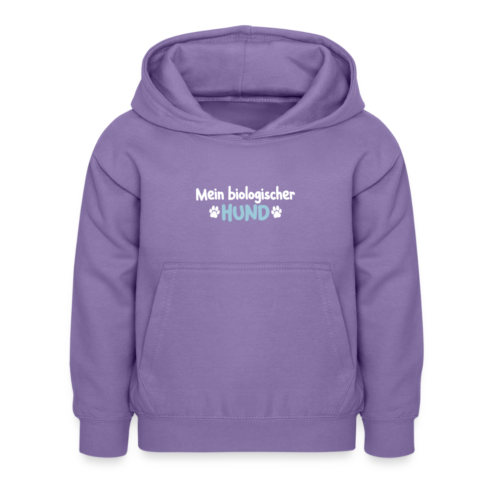 Mein biologischer Hund. - Kinder Hoodie - Lavendel