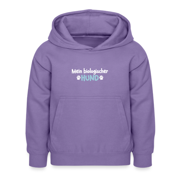 Mein biologischer Hund. - Kinder Hoodie - Lavendel