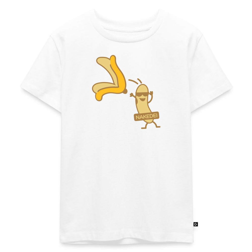 Nakedei - Kinder Premium T-Shirt - Weiß