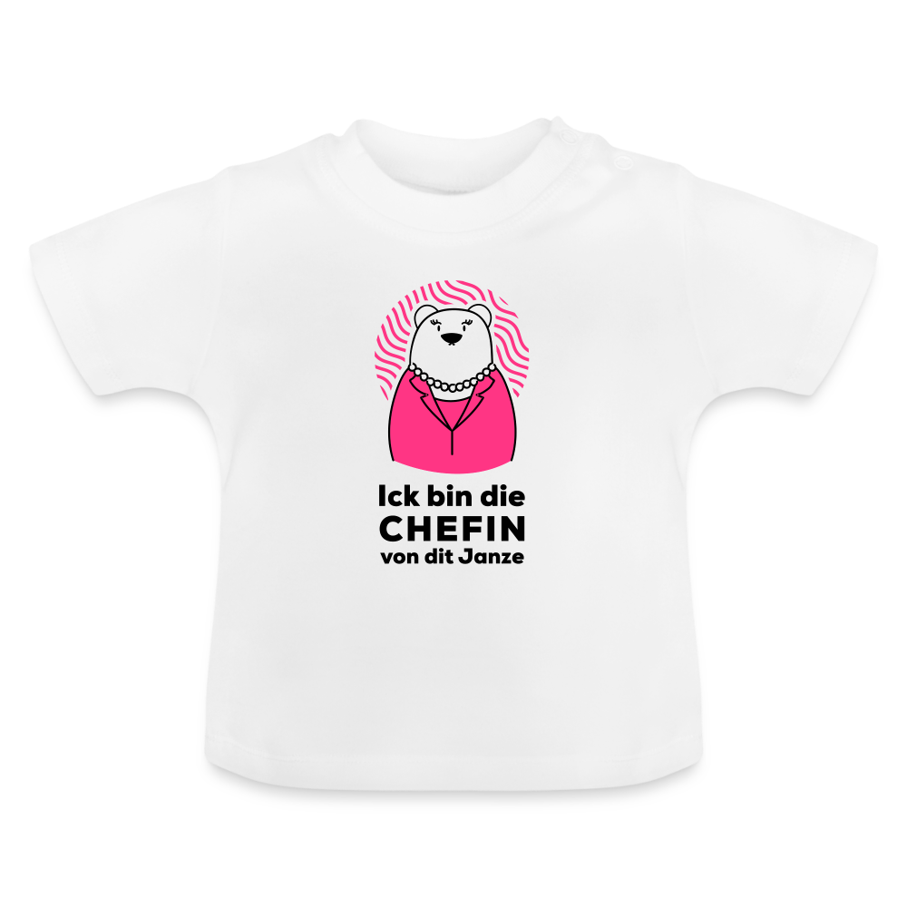 Chefin - Baby T-Shirt - Weiß