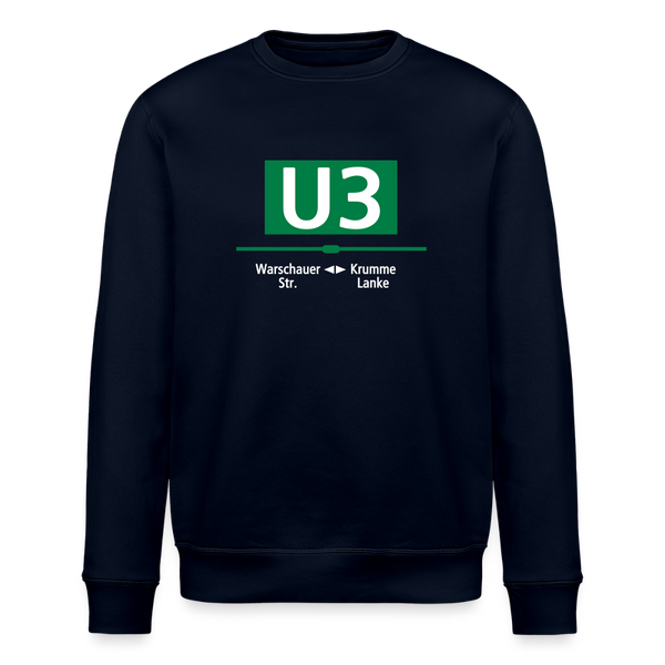 U3 - Unisex Bio Sweatshirt - Navy