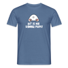 Dit is mir Schnurz Piepe - Männer Premium T-Shirt - Taubenblau