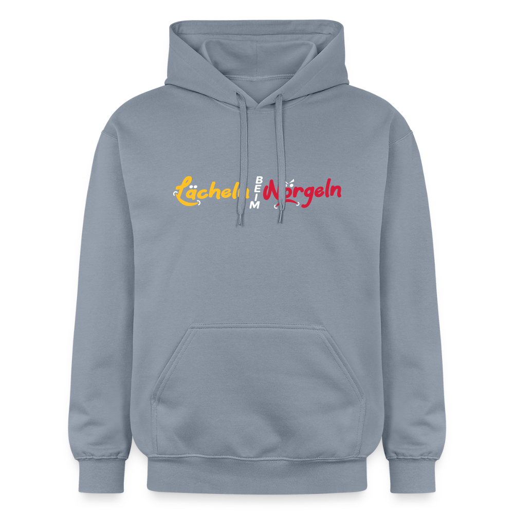 Lächeln beim Nörgeln - Hoodie - Blau