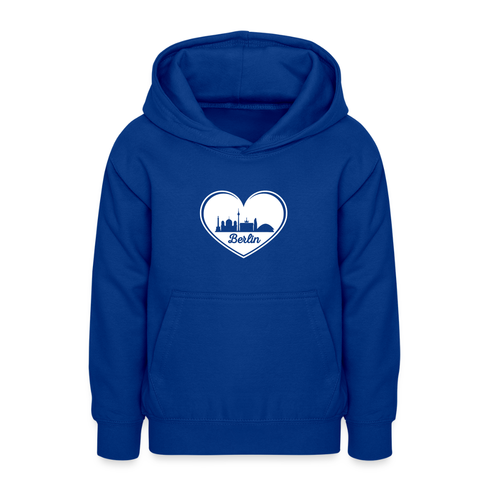 I love Berlin weiß - Teenager Hoodie - Royalblau