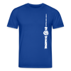 Fernsehturm Zick zack - Unisex Bio T-Shirt - Dunkelblau