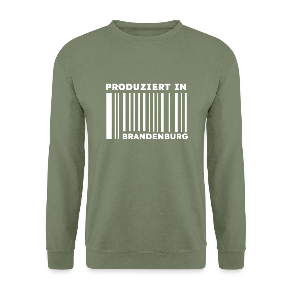 PRODUZIERT IN BRANDENBURG - Unisex Pullover - Armeegrün