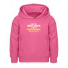 Keen Bock uff Erwachsensein - Kinder Hoodie - Pink