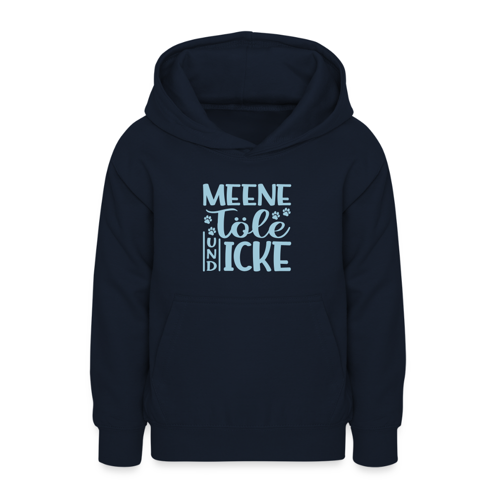 Meene Töle und Icke - Teenager Hoodie - Navy