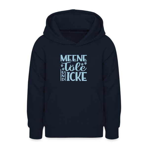 Meene Töle und Icke - Teenager Hoodie - Navy