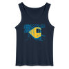 U-Bahn in Linien - Männer Tank Top - Navy