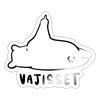Vajisset Bär - Aufkleber - Weiß glänzend