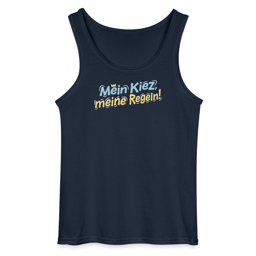 Mein Kiez, meine Regeln! - Männer Tank Top - Navy
