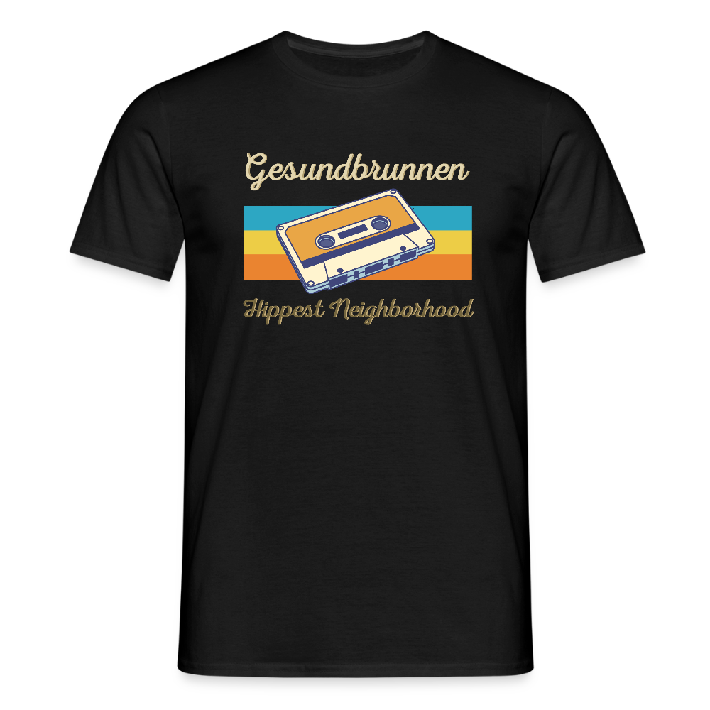 Gesundbrunnen Hippest Neighborhood - Männer Premium T-Shirt - Schwarz