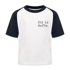Dit is dufte - Kinder Baseball T-Shirt