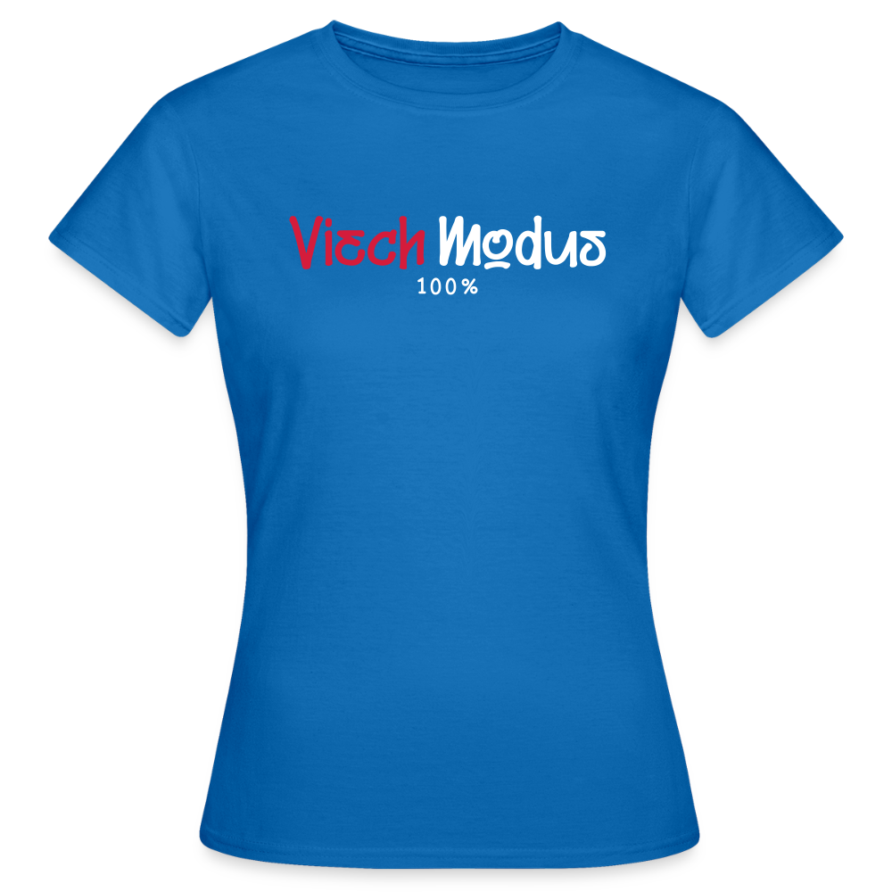 Viech Modus 100% - Frauen Premium T-Shirt - Royalblau