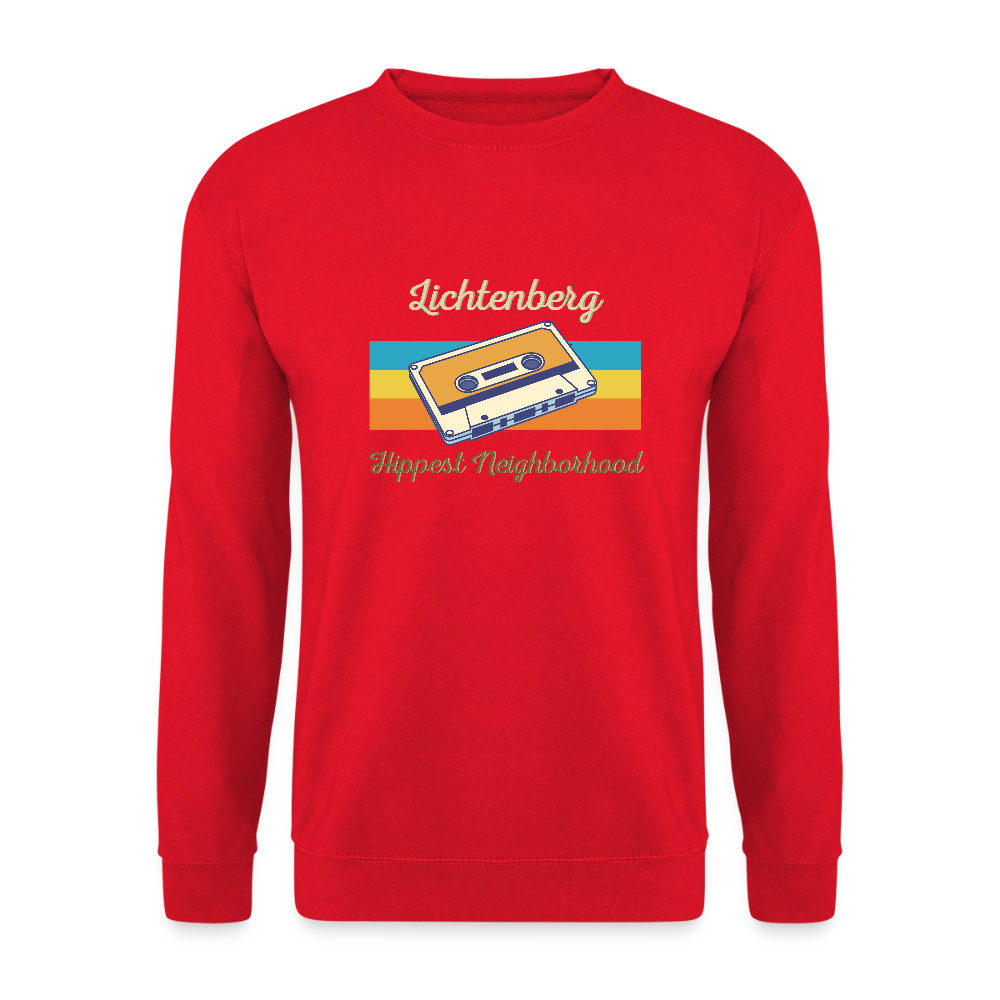 Lichtenberg Hippest Neighborhood - Unisex Pullover - Rot