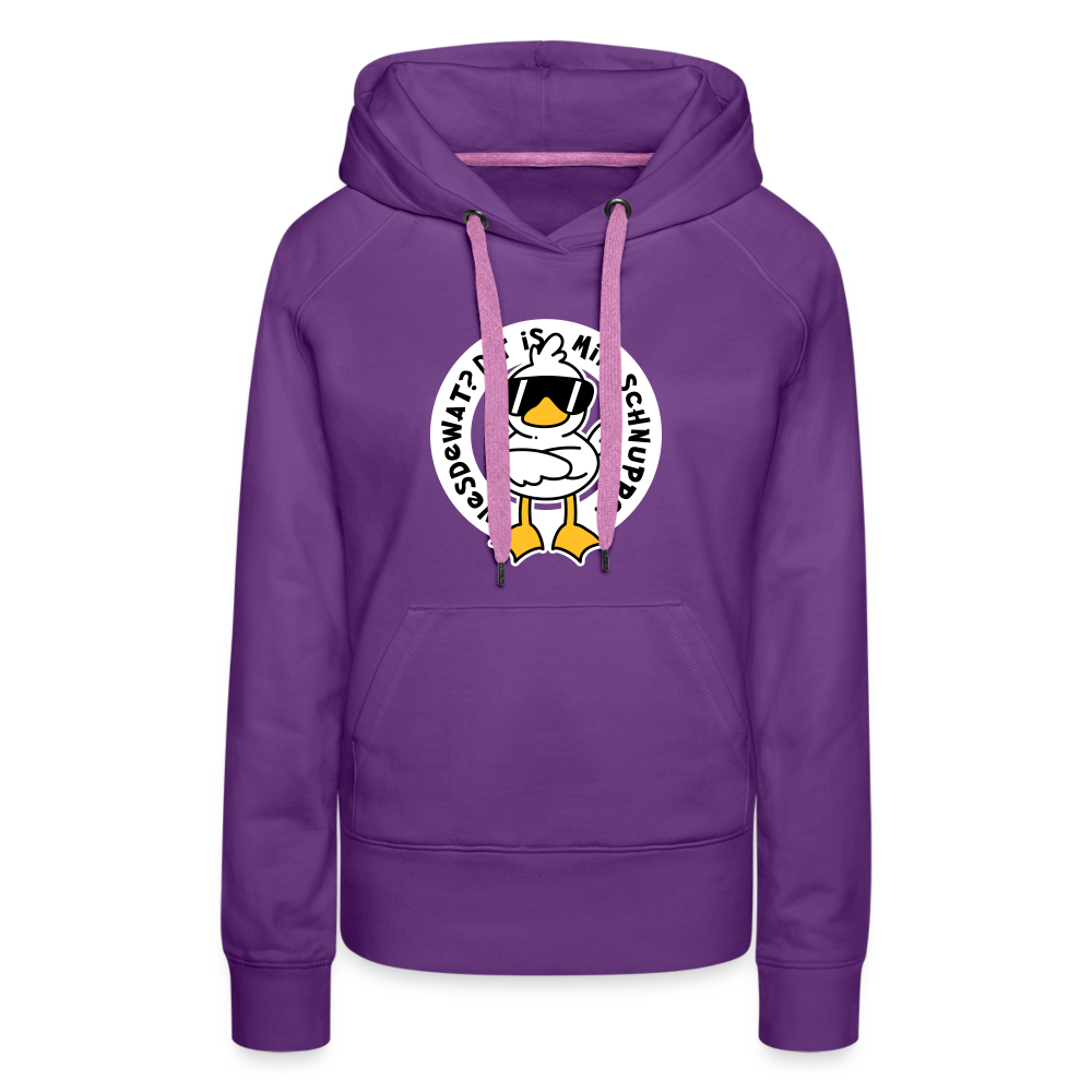 Wesdewat? - Frauen Premium Hoodie - Purple