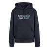 Bitte lächeln! Hast Zähne! - Frauen Premium Hoodie - Navy