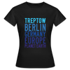 Treptow Planet Earth - Frauen Premium T-Shirt - Schwarz