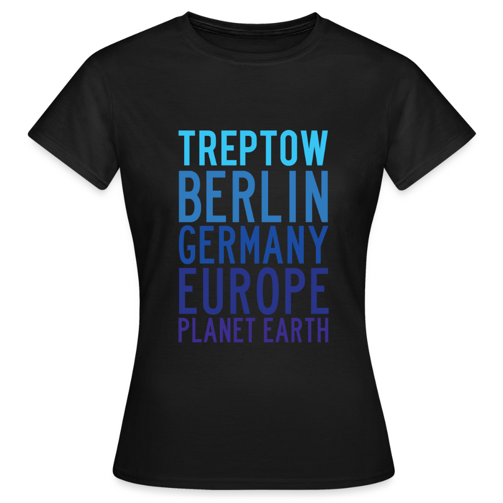 Treptow Planet Earth - Frauen Premium T-Shirt - Schwarz