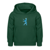 Berliner Bär Geometrie - Kinder Hoodie - Flaschengrün