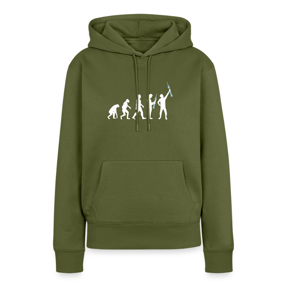 Evolution - Frauen Premium Hoodie - Khaki
