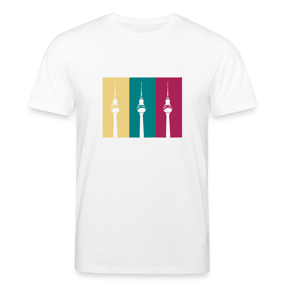Berlin Retro - Unisex Bio T-Shirt - Weiß