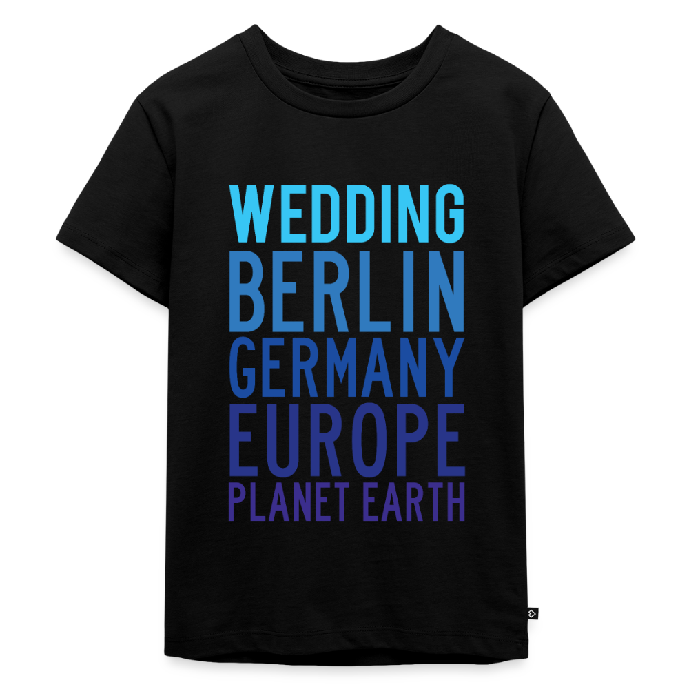 Wedding Planet Earth - Kinder Premium T-Shirt - Schwarz