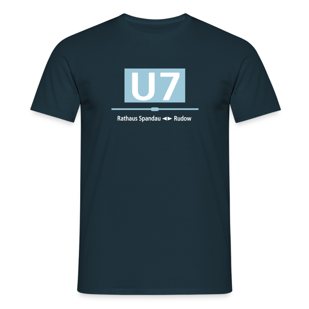 U7 - Männer Premium T-Shirt - Navy