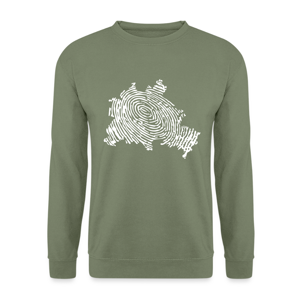 Berliner Finger - Unisex Pullover - Armeegrün