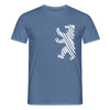 Berliner Bär im Netz - weiß - Männer Premium T-Shirt - Taubenblau