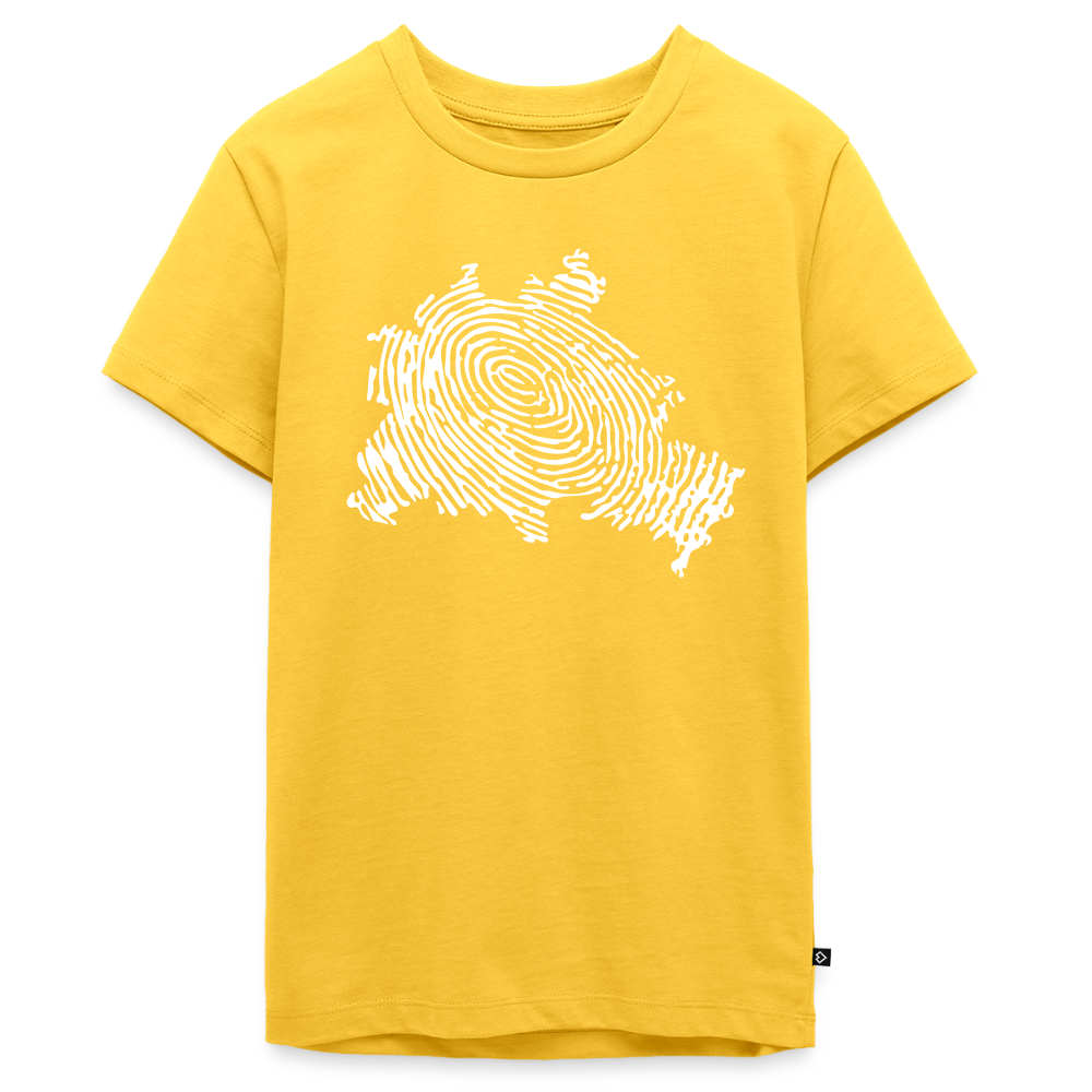 Berliner Finger - Teenager Premium T-Shirt - Gelb