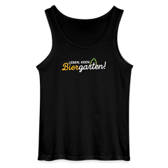 Leben, keen Biergarten! - Männer Tank Top