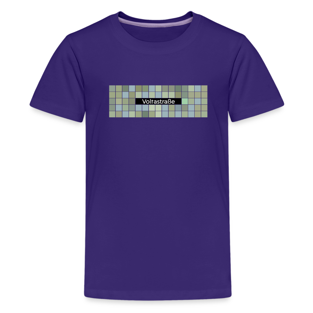 Voltastrasse - Teenager Premium T-Shirt - Lila