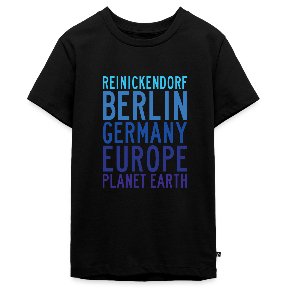 Reinickendorf Planet Earth - Teenager Premium T-Shirt - Schwarz