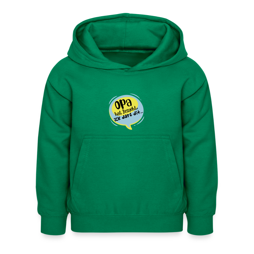 Ick darf dit! - Kinder Hoodie - Kelly Green