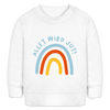 Allet wird jut! - Baby Bio Pullover - Weiß