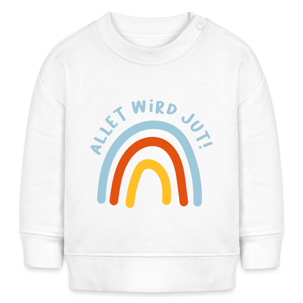 Allet wird jut! - Baby Bio Pullover - Weiß