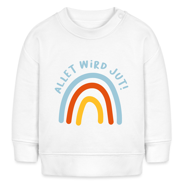 Allet wird jut! - Baby Bio Pullover - Weiß