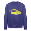 Die U-Bahn kommt - Unisex Bio Sweatshirt - Dämmerung