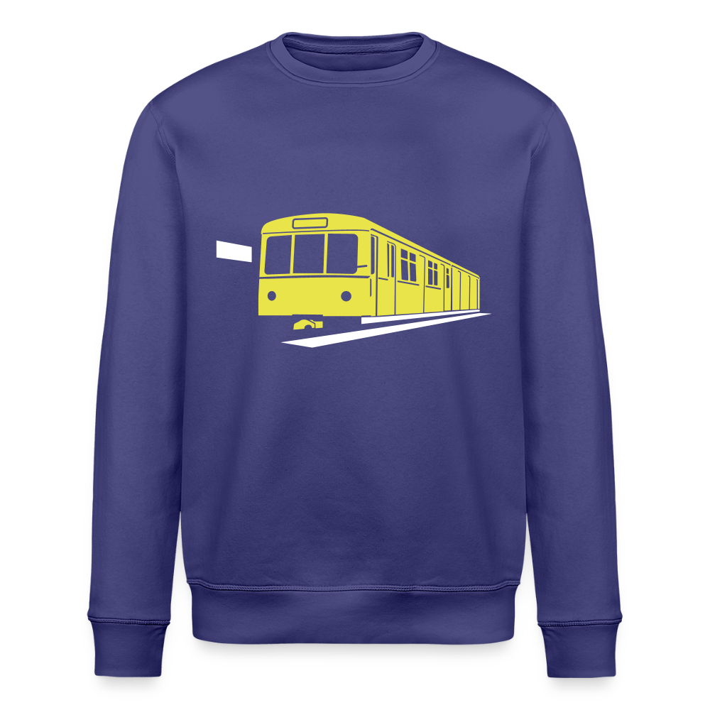 Die U-Bahn kommt - Unisex Bio Sweatshirt - Dämmerung