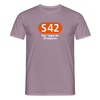 S42 - Männer Premium T-Shirt - Lilagrau
