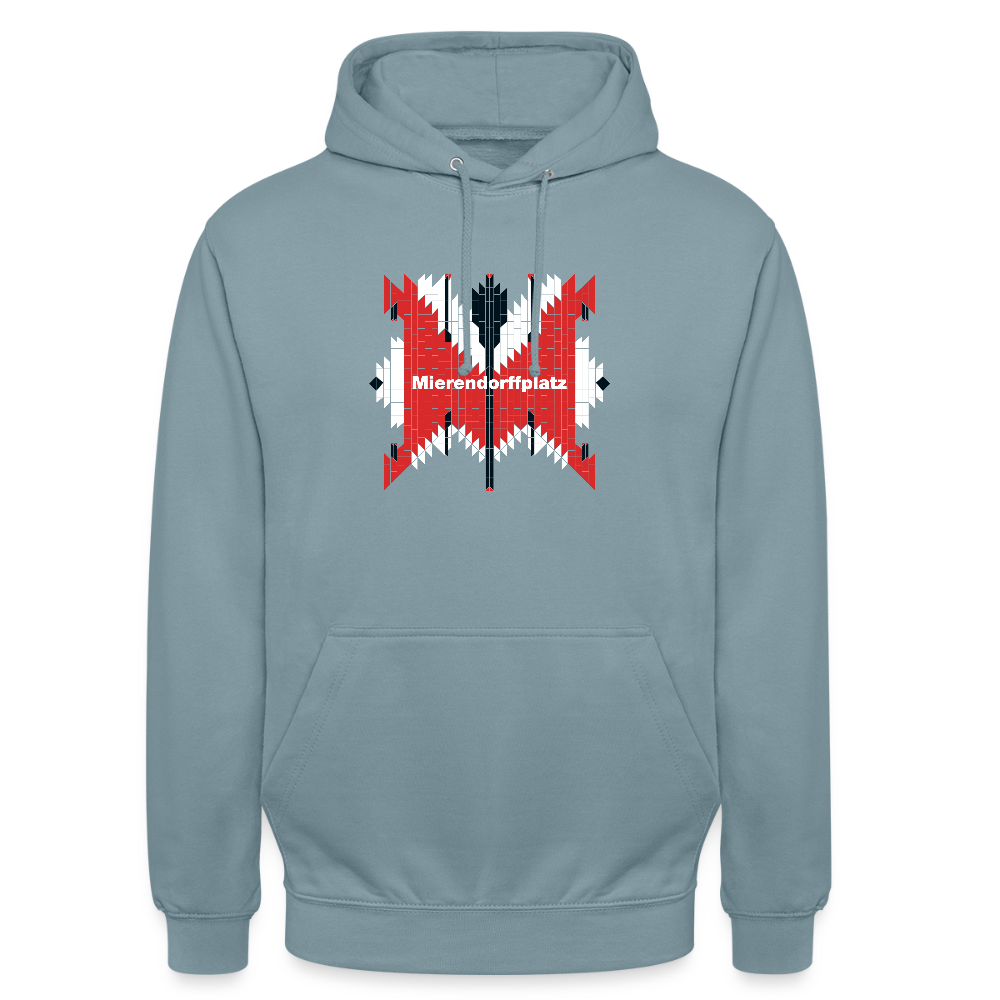 Mierendorffplatz - Unisex Hoodie - Nebelblau