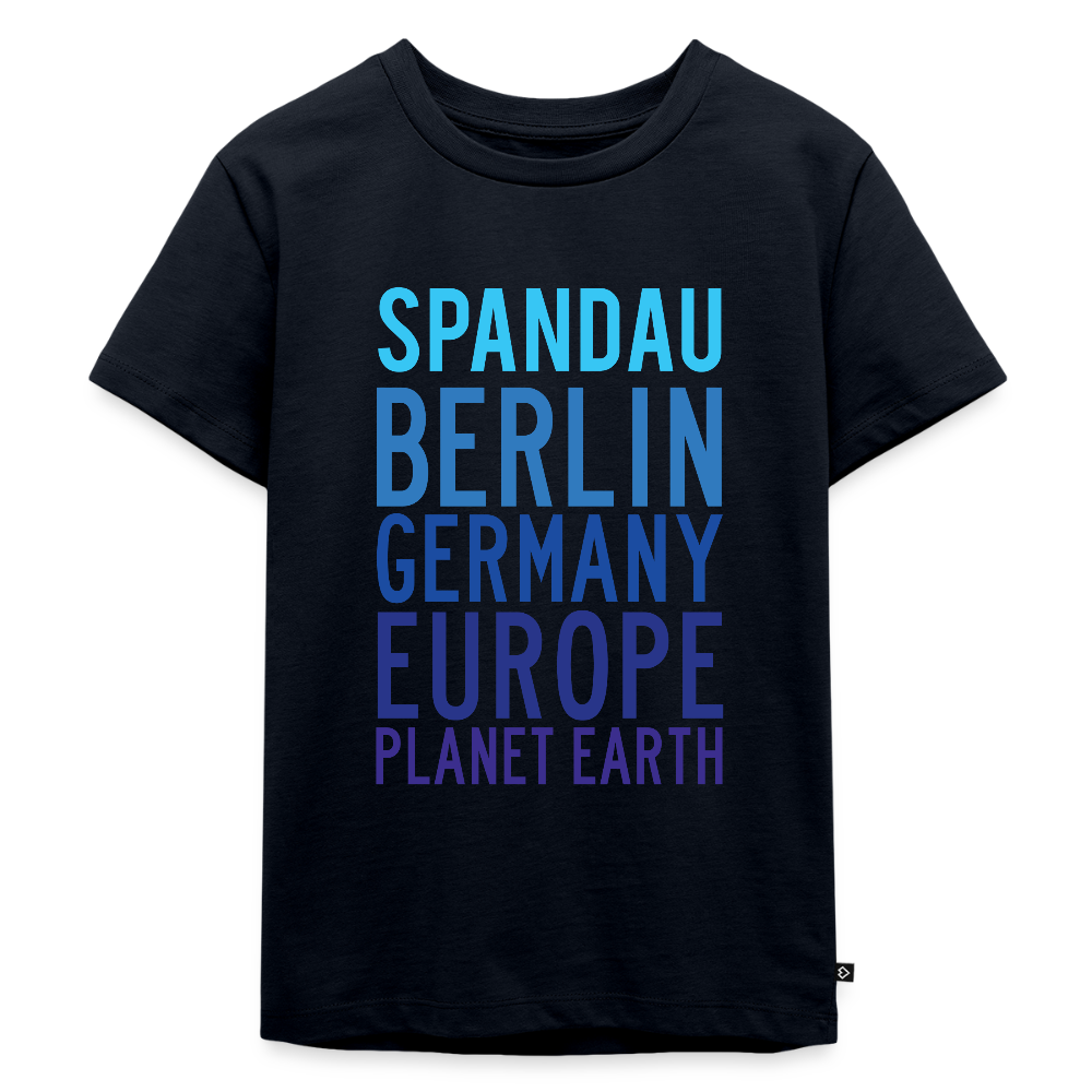 Spandau Planet Earth - Kinder Premium T-Shirt - Navy