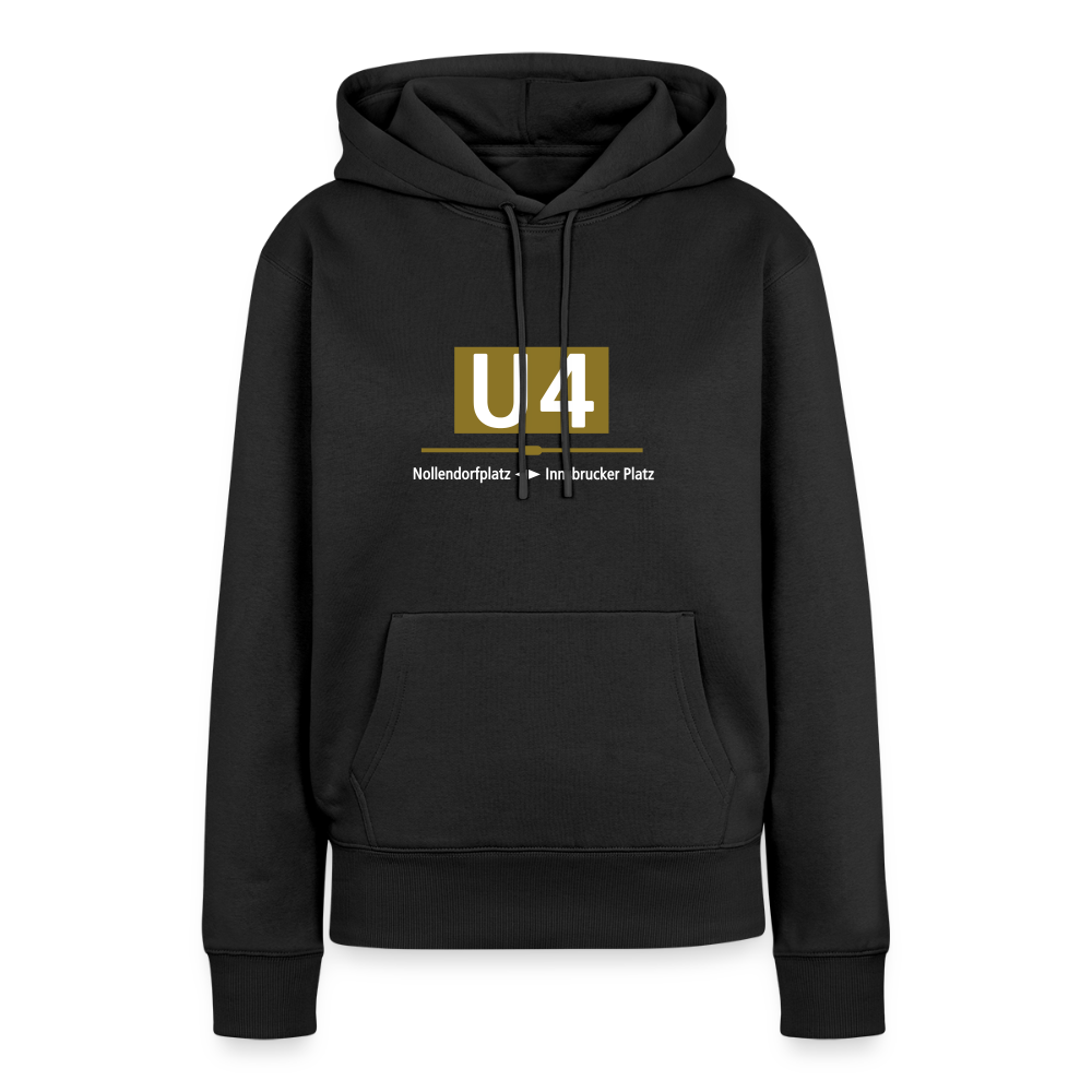 U4 - Frauen Premium Hoodie - Schwarz