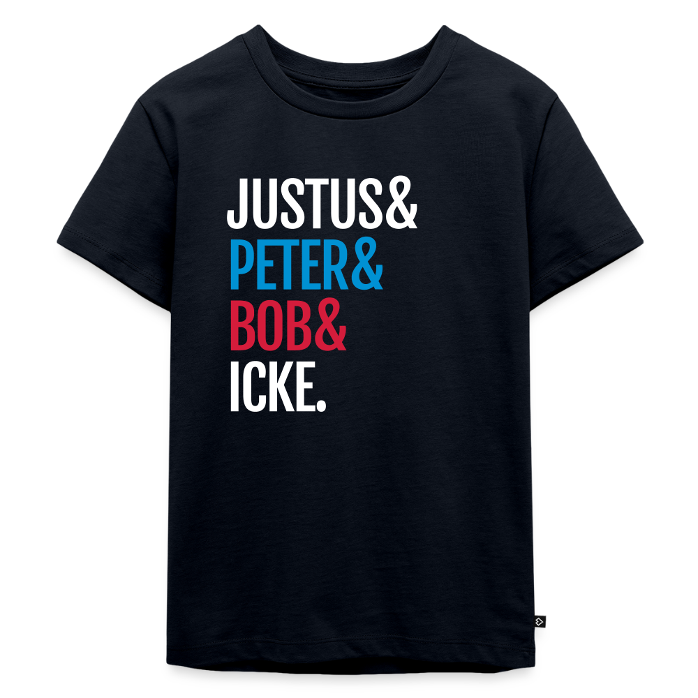 Justus & Peter & Bob & Icke - Kinder Premium T-Shirt - Navy