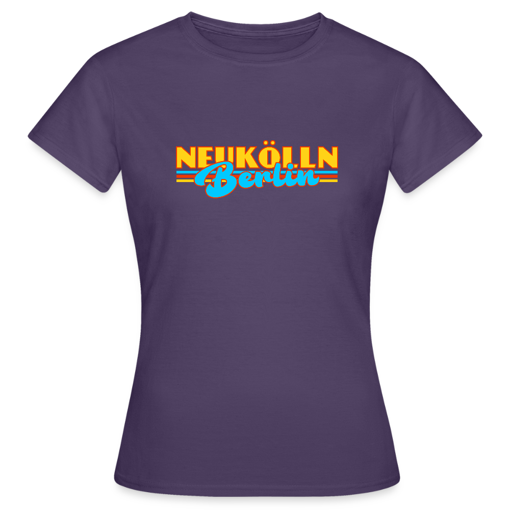 Neukölln Berlin Retro - Frauen Premium T-Shirt - Dunkellila